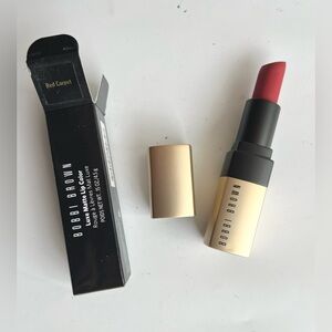 Bobbi Brown Luxe Matte Lip Color Lipstick RED CARPET Full Size 0.15 Oz Brand New